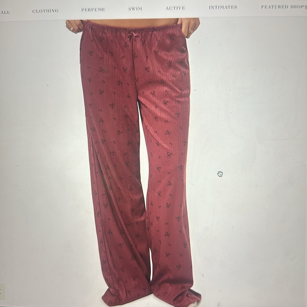 Weworewhat Rouge/Dark Navy pull on pajama pants (SOLD OUT)